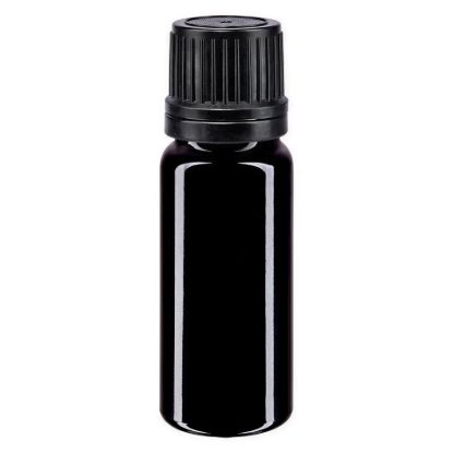 صورة Violet glass dropper bottle 10 ml with dropper insert - B2B